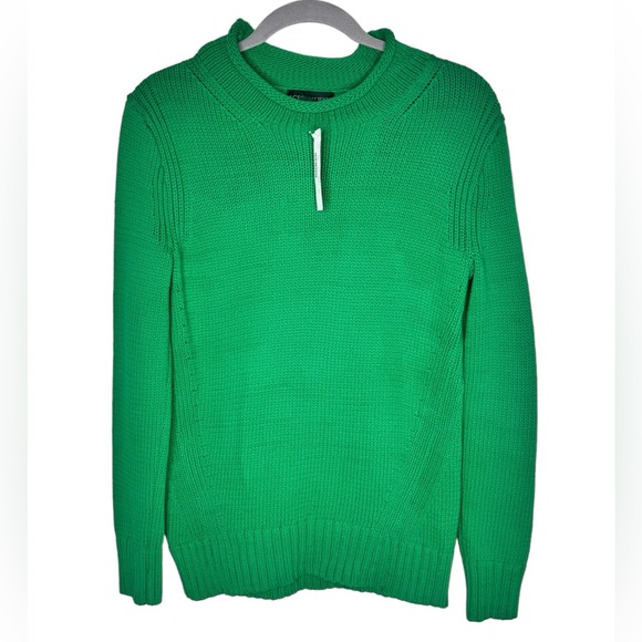 JCrew Kelly Green Rollneck Sweater Xs - Picture 5 of 5